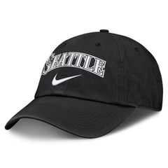 Seattle Mariners Nike Primetime Club Adjustable Hat - Black - Nike Lifestyle