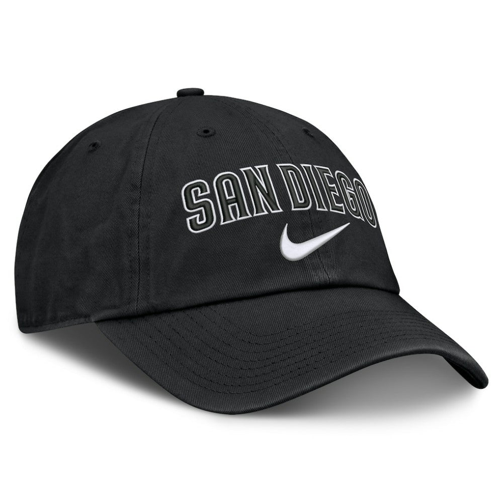San Diego Padres Nike Primetime Club Adjustable Hat - Black - Nike Online