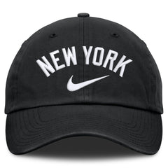 New York Yankees Nike Primetime Club Adjustable Hat - Black - Nike Discount