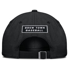 Milwaukee Brewers Nike Primetime Club Adjustable Hat - Black - Nike Lifestyle