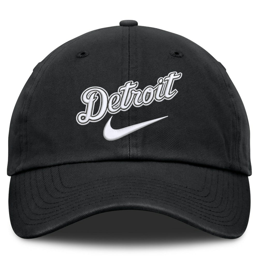 Detroit Tigers Nike Primetime Club Adjustable Hat - Black - Nike Sale