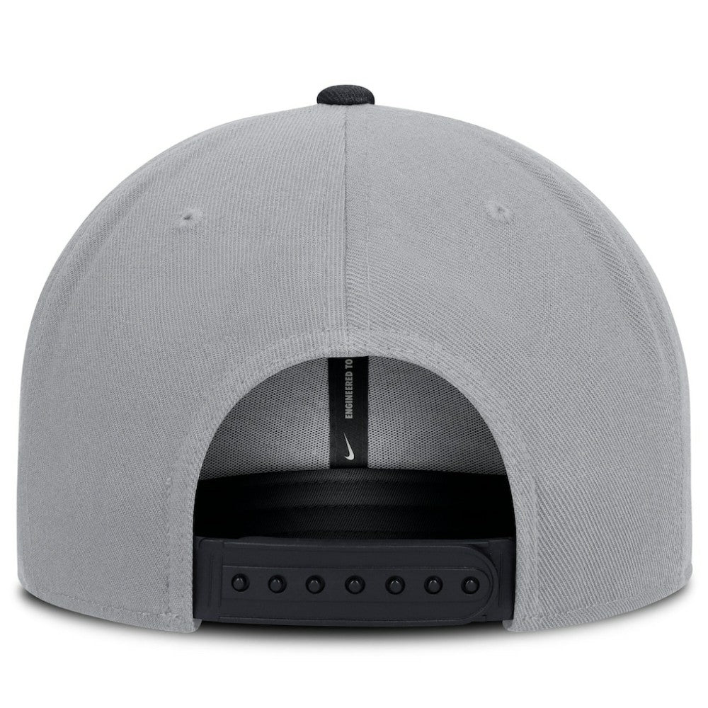 Seattle Mariners Nike Primetime Pro Dri-FIT Snapback Hat - Gray/Navy - Nike on Sale