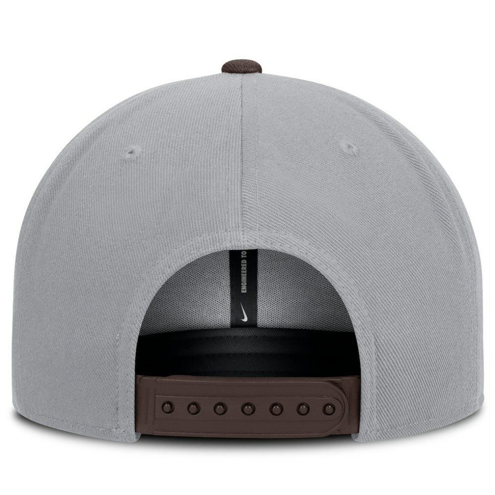 San Diego Padres Nike Primetime Pro Dri-FIT Snapback Hat - Gray/Brown - Nike Lifestyle
