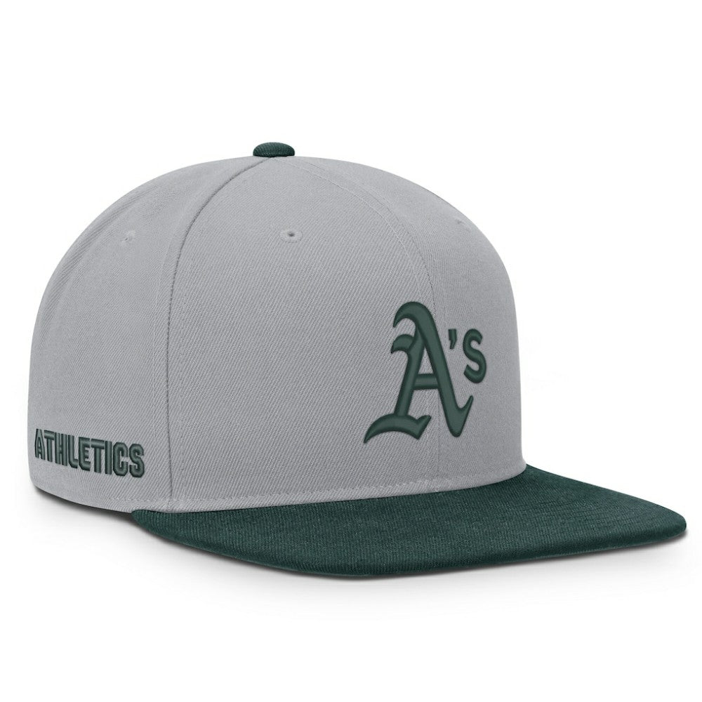 Athletics Nike Primetime Pro Dri-FIT Snapback Hat - Gray/Green - Nike Online