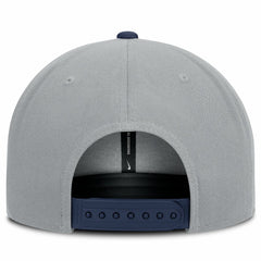 Milwaukee Brewers Nike Primetime Pro Dri-FIT Snapback Hat - Gray/Navy - Nike Online