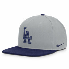 Los Angeles Dodgers Nike Primetime Pro Dri-FIT Snapback Hat - Gray/Royal - Nike Online
