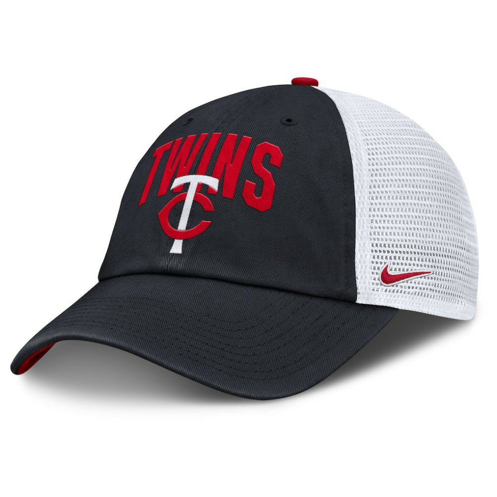 Minnesota Twins Nike Primetime Club Adjustable Trucker Hat - Navy - Nike on Sale