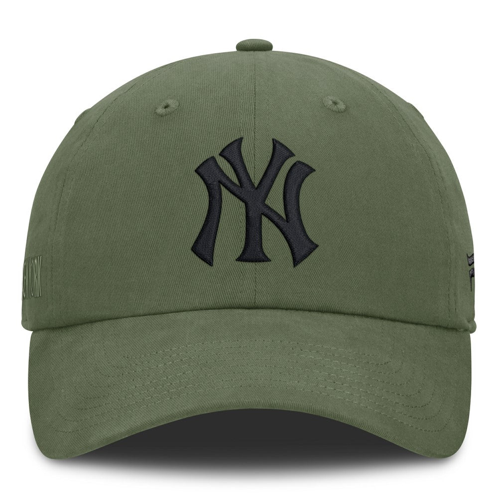 New York Yankees Fanatics Pine Rider Adjustable Hat - Olive - Fanatics on Sale