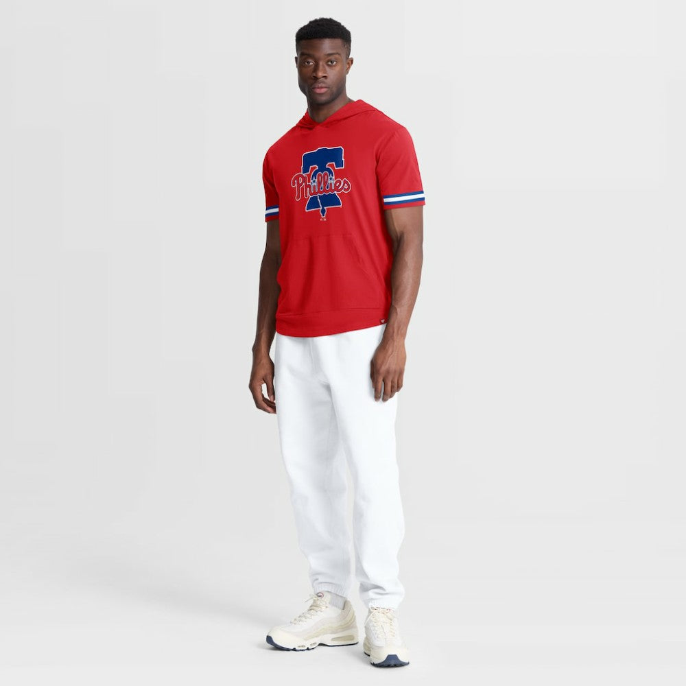 Philadelphia Phillies Fanatics Optimal Play Hooded T-Shirt - Red - Fanatics Lifestyle