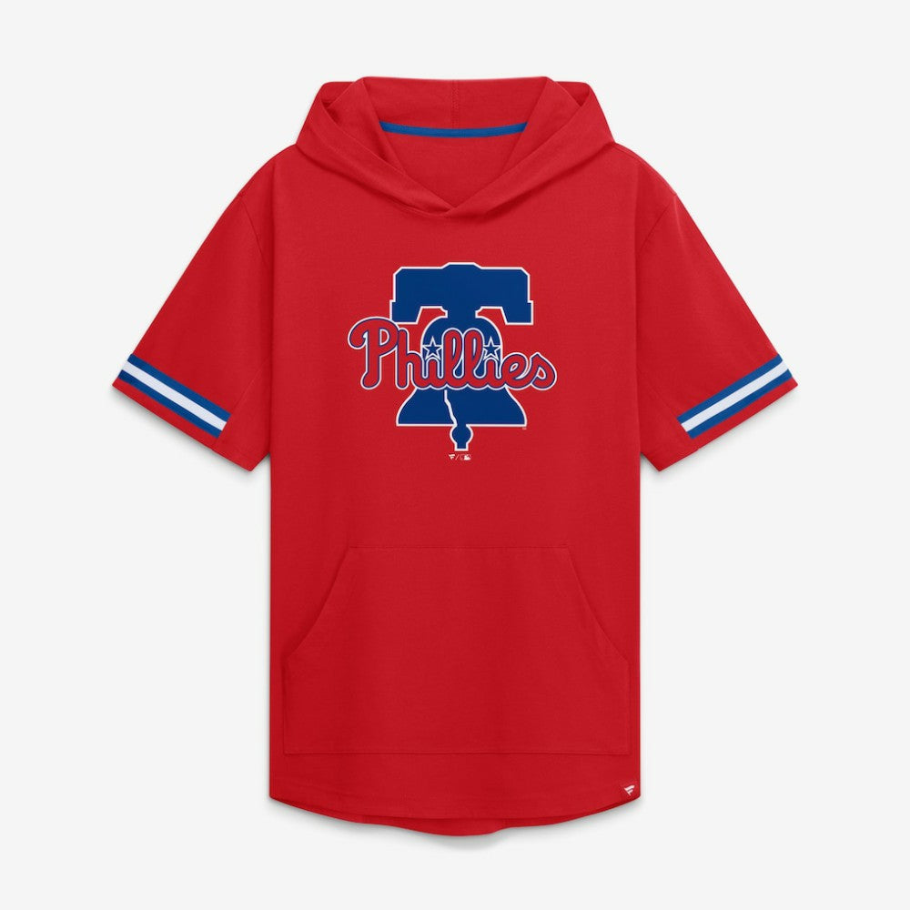 Philadelphia Phillies Fanatics Optimal Play Hooded T-Shirt - Red - Fanatics Lifestyle