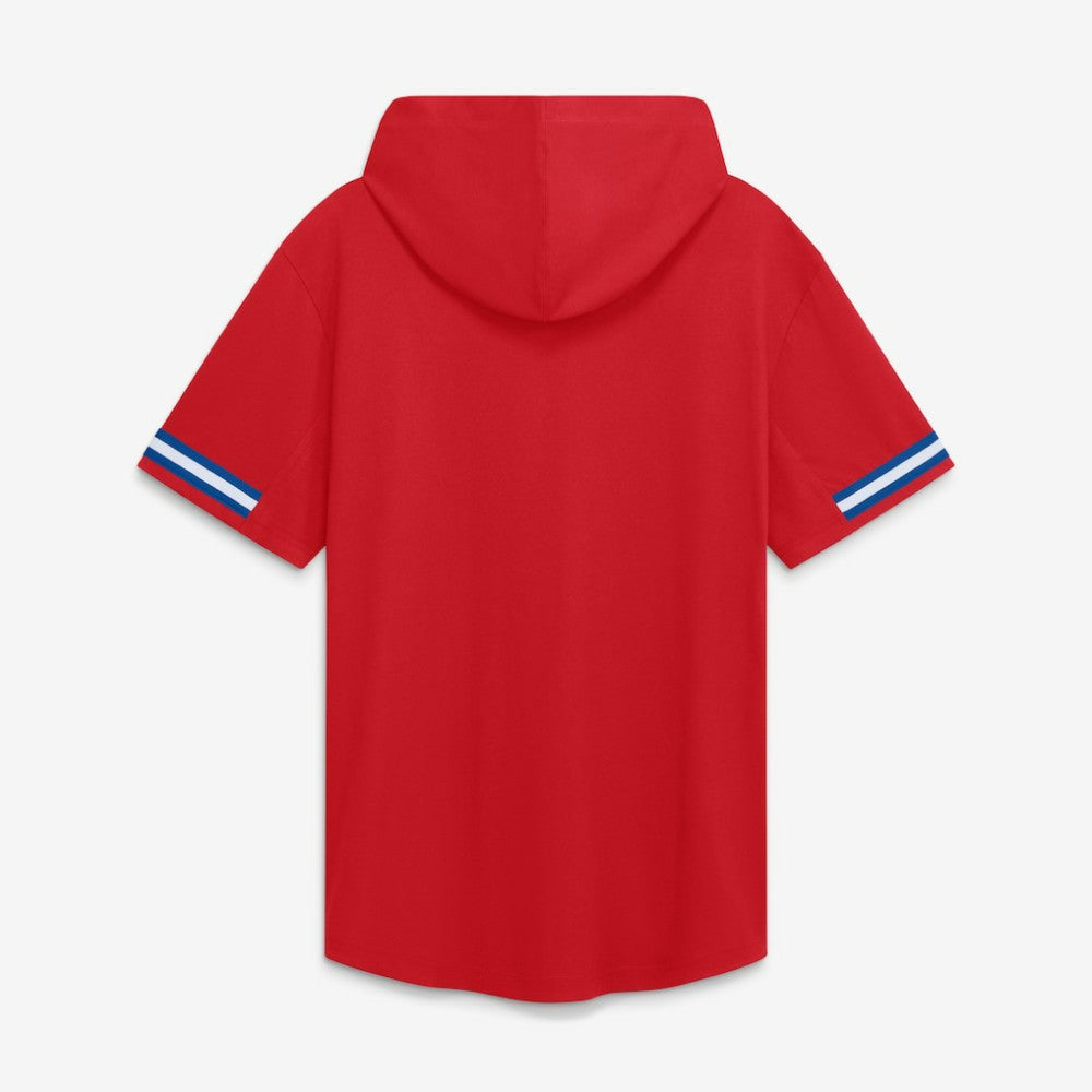Philadelphia Phillies Fanatics Optimal Play Hooded T-Shirt - Red - Fanatics Lifestyle