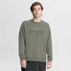 New York Mets Nike Statement Primary Raglan Dri-FIT Sweatshirt - Olive - Nike Sale