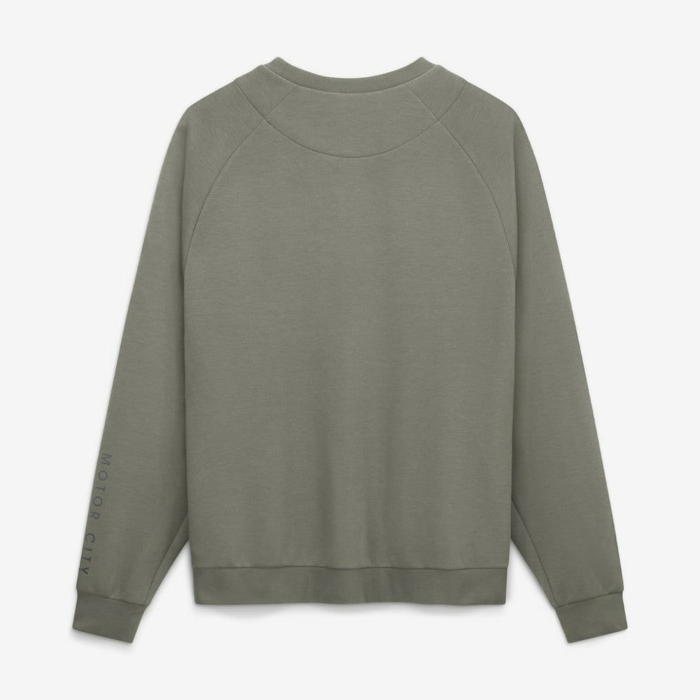 Detroit Tigers Nike Statement Primary Raglan Dri-FIT Sweatshirt - Olive - Nike Discount