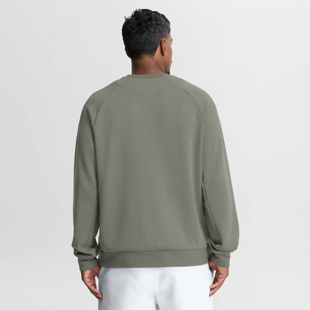 Chicago Cubs Nike Statement Primary Raglan Dri-FIT Sweatshirt - Olive - Nike Discount