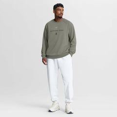 Chicago Cubs Nike Statement Primary Raglan Dri-FIT Sweatshirt - Olive - Nike Discount