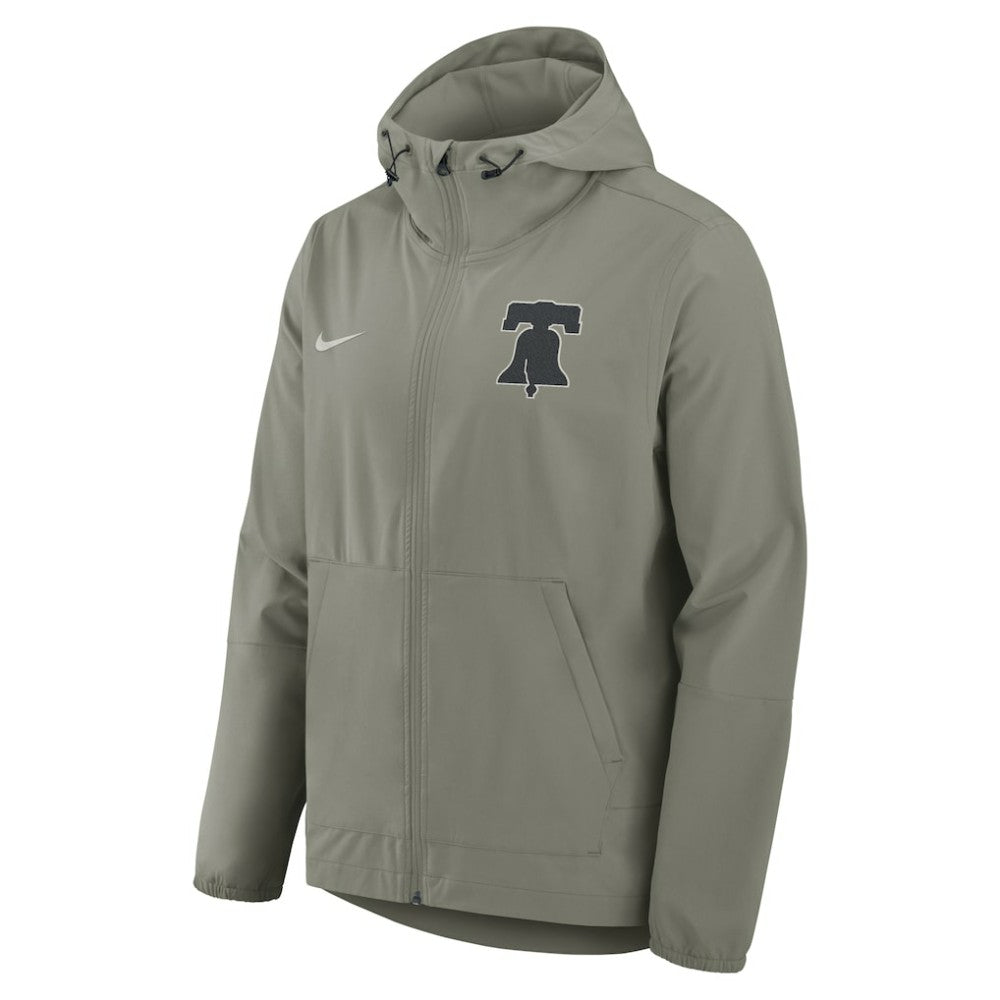Philadelphia Phillies Nike Unlimited Packable Full-Zip Hooded Jacket - Olive - Nike Online