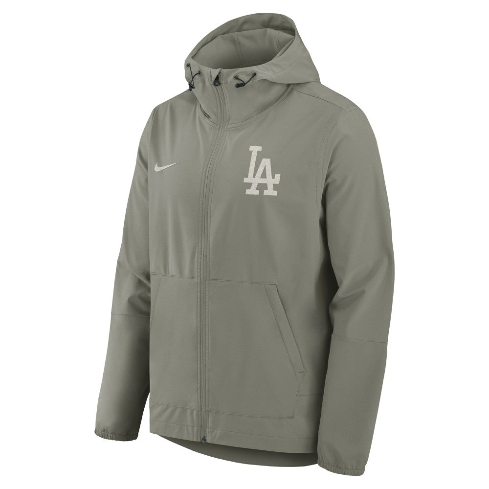 Los Angeles Dodgers Nike Unlimited Packable Full-Zip Hooded Jacket - Olive - Nike Online