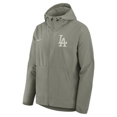 Los Angeles Dodgers Nike Unlimited Packable Full-Zip Hooded Jacket - Olive - Nike Online