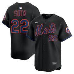 Juan Soto New York Mets Nike Alternate Limited Jersey - Black - Nike on Sale