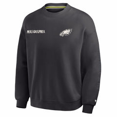 Fanatics Philadelphia Eagles Oversized Type Play Multi Sweatshirt Black