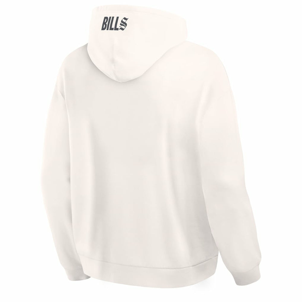 Fanatics Buffalo Bills Oversized Type Play Location Hoodie Cream