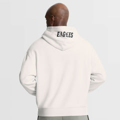 Fanatics Philadelphia Eagles Oversized Type Play Location Hoodie Cream
