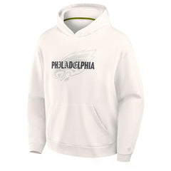 Fanatics Philadelphia Eagles Oversized Type Play Location Hoodie Cream