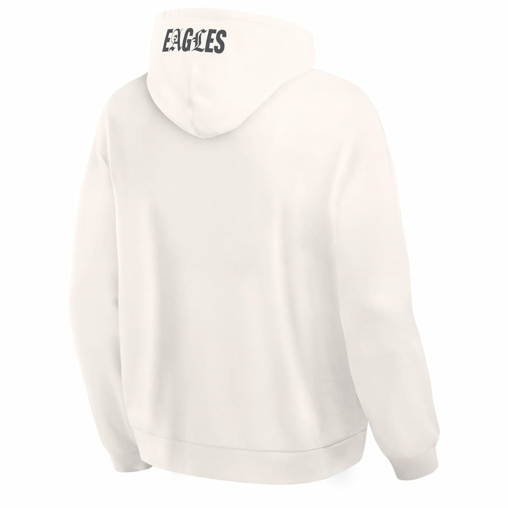 Fanatics Philadelphia Eagles Oversized Type Play Location Hoodie Cream
