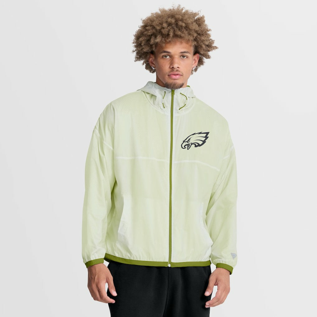 Fanatics Philadelphia Eagles Type Play Down Full-Zip Jacket White