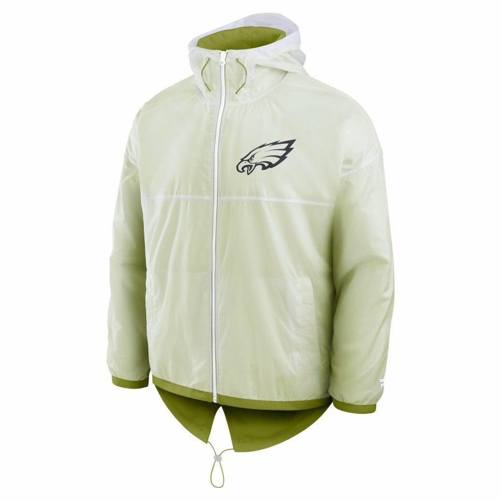 Fanatics Philadelphia Eagles Type Play Down Full-Zip Jacket White