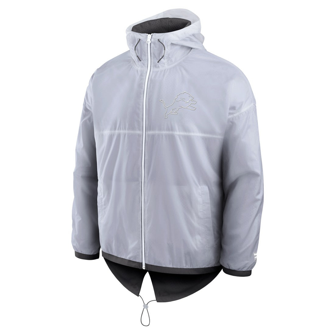 Fanatics Detroit Lions Type Play Down Full-Zip Jacket White
