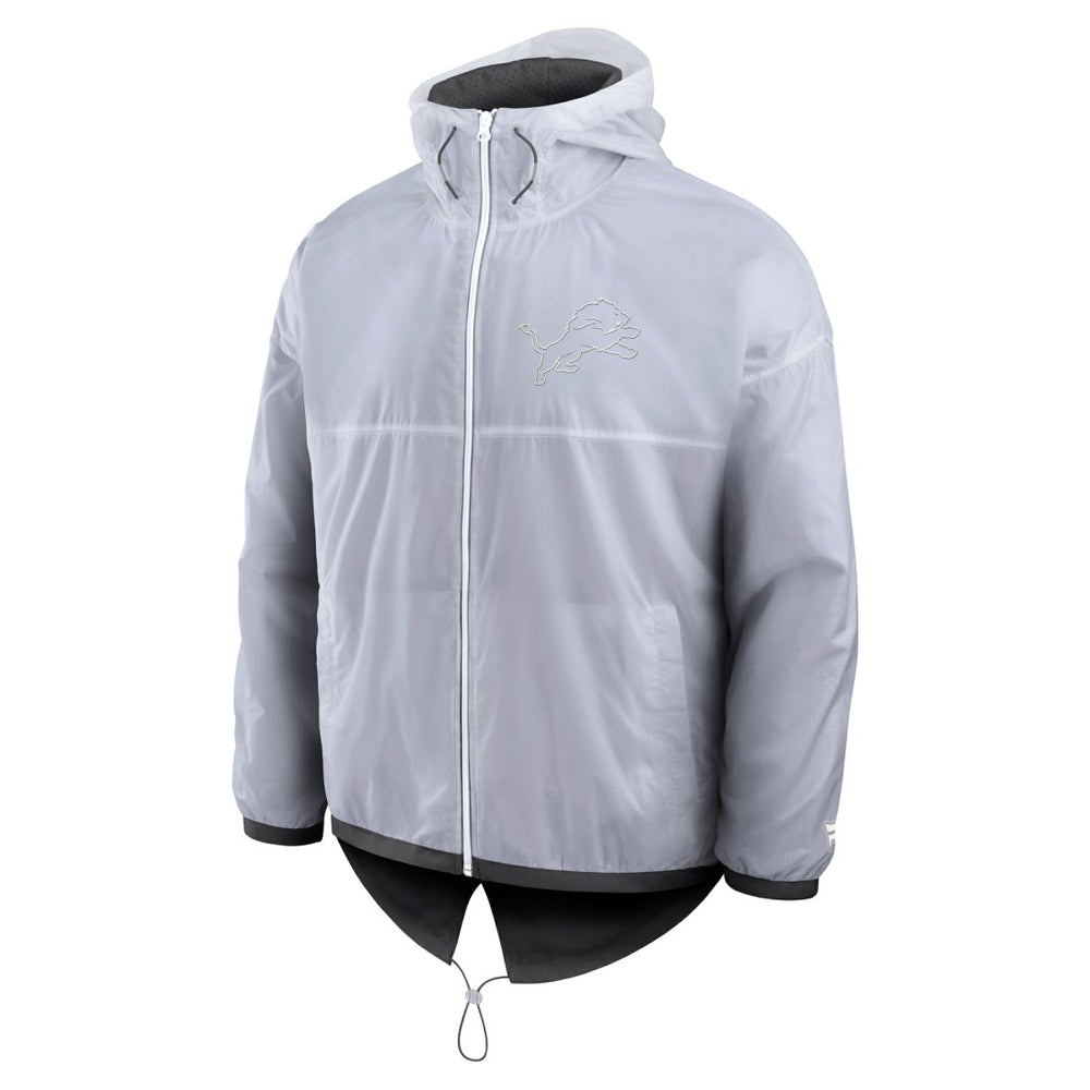 Fanatics Detroit Lions Type Play Down Full-Zip Jacket White