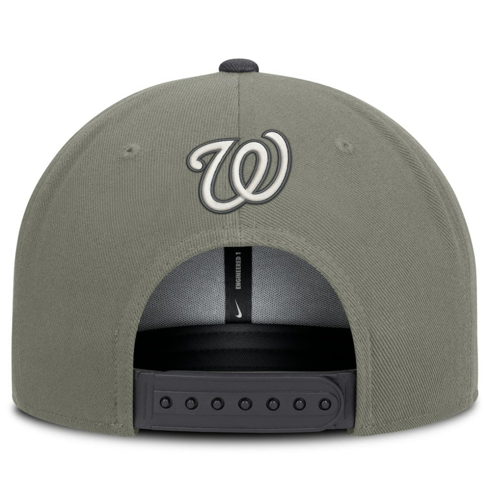 Washington Nationals Nike Pro Dri-FIT Snapback Hat - Olive - Nike Online