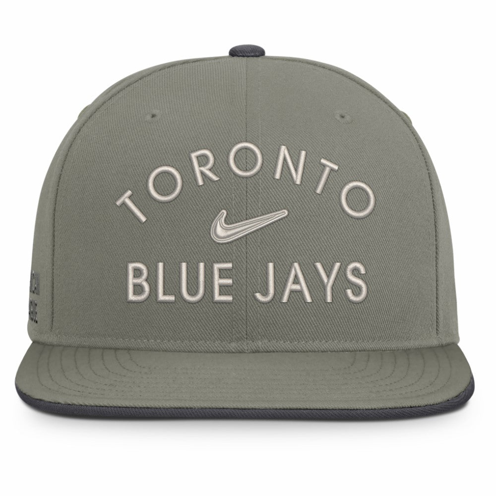 Toronto Blue Jays Nike Pro Dri-FIT Snapback Hat - Olive - Nike on Sale