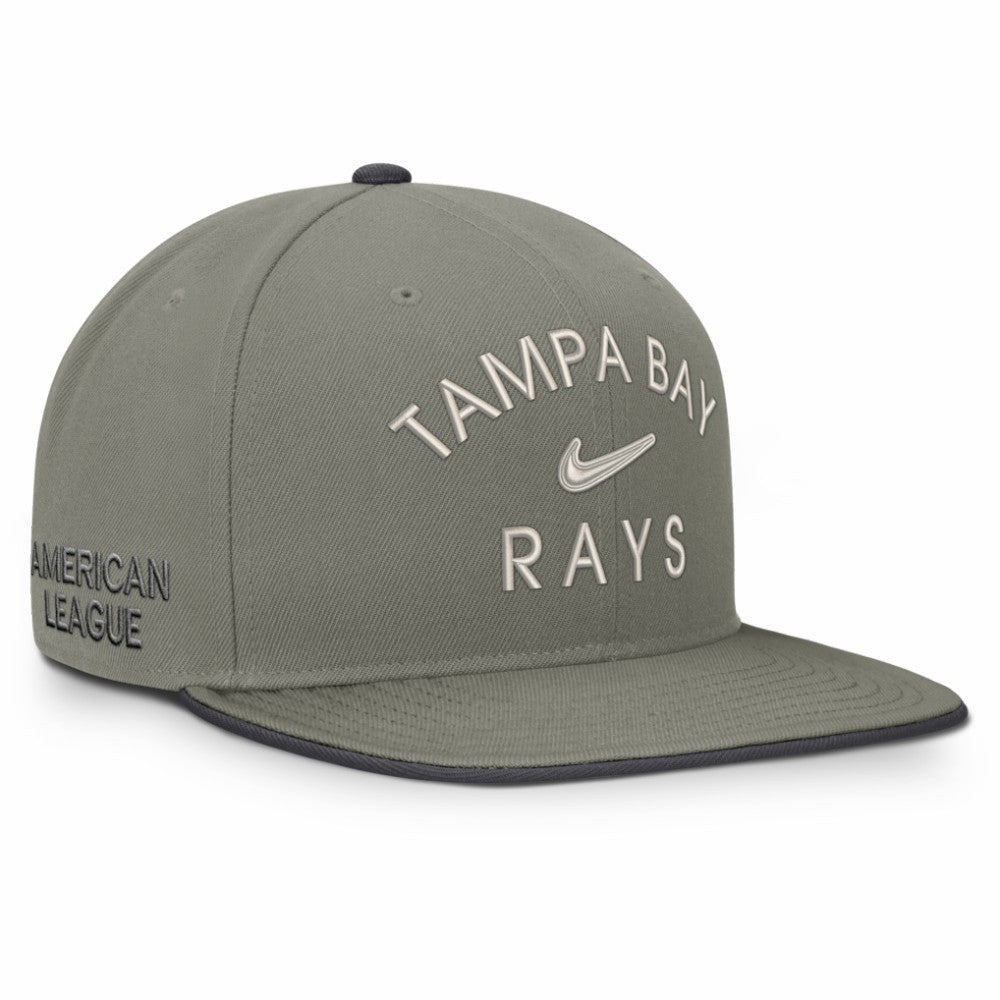 Tampa Bay Rays Nike Pro Dri-FIT Snapback Hat - Olive - Nike Online
