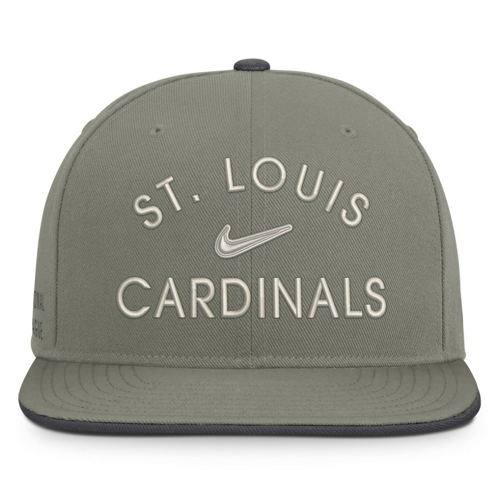 St. Louis Cardinals Nike Pro Dri-FIT Snapback Hat - Olive - Nike Lifestyle