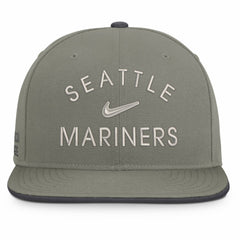Seattle Mariners Nike Pro Dri-FIT Snapback Hat - Olive - Nike on Sale
