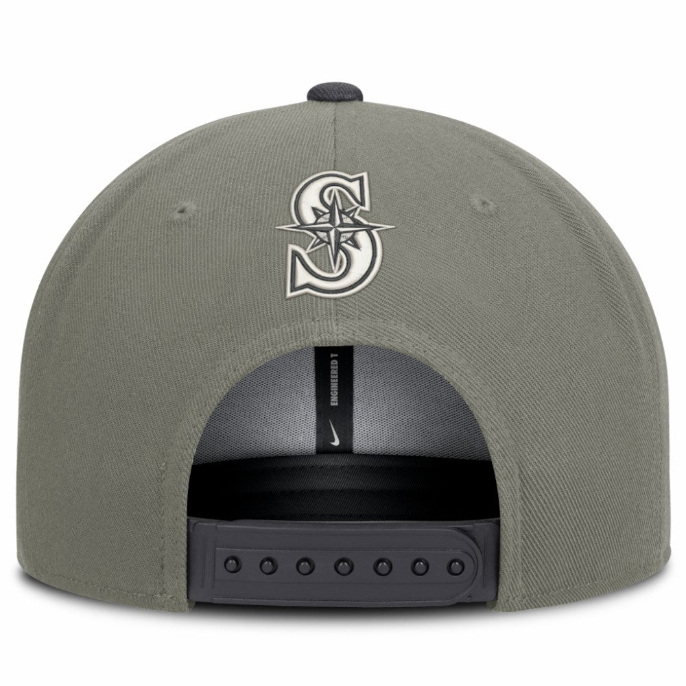 Seattle Mariners Nike Pro Dri-FIT Snapback Hat - Olive - Nike on Sale