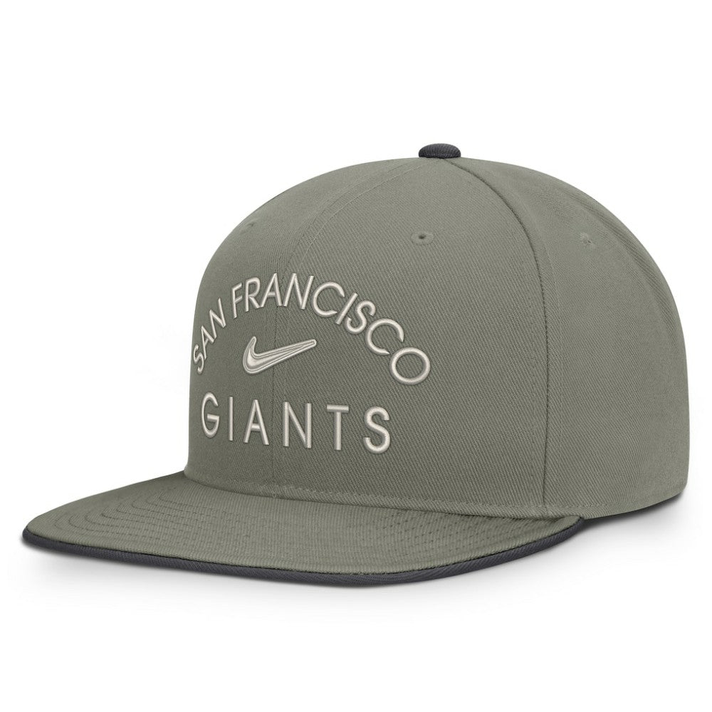 San Francisco Giants Nike Pro Dri-FIT Snapback Hat - Olive - Nike Online