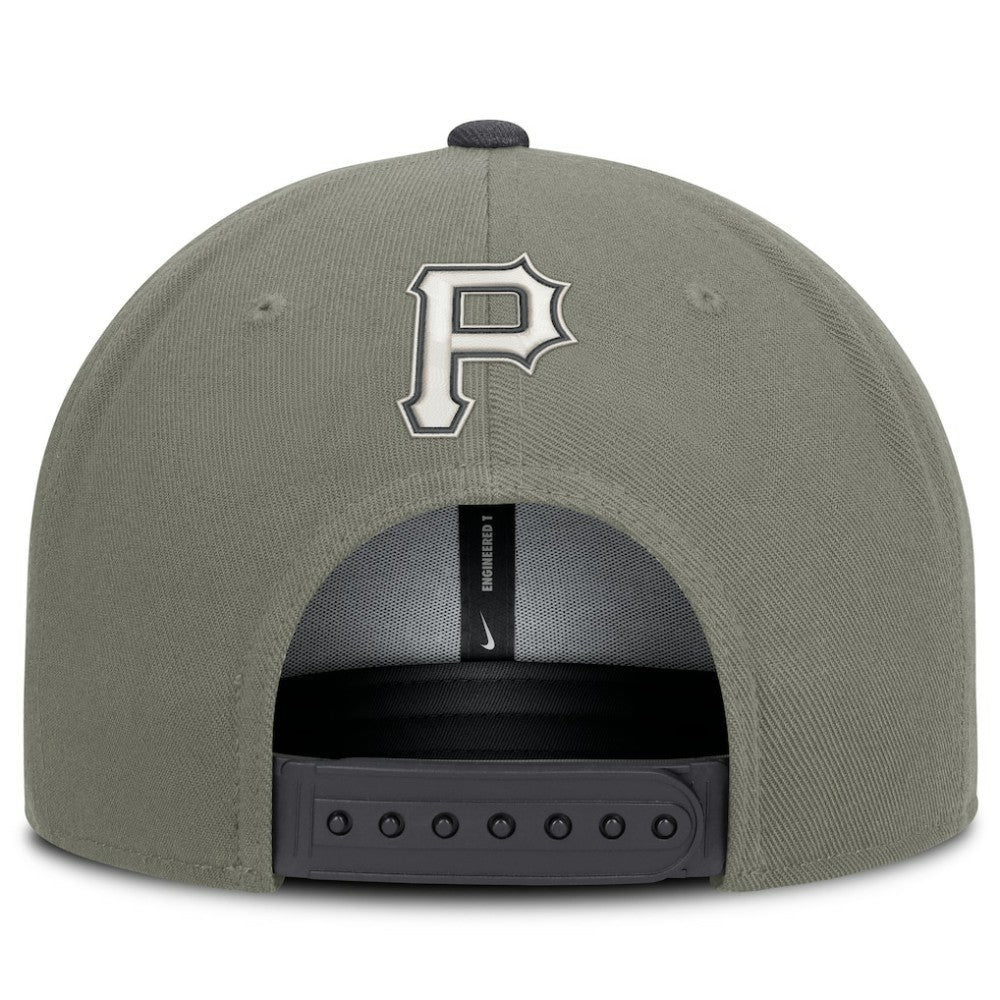 Pittsburgh Pirates Nike Pro Dri-FIT Snapback Hat - Olive - Nike Discount