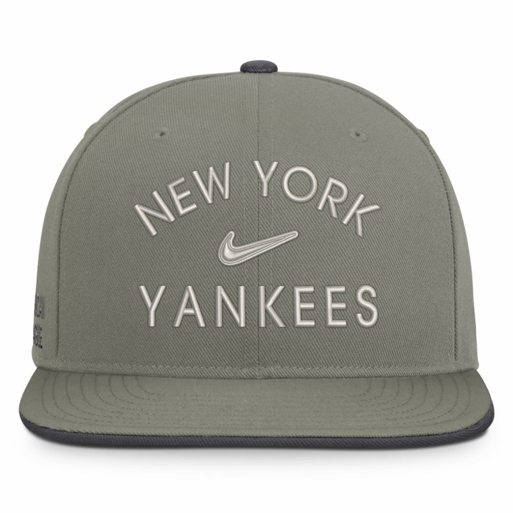 New York Yankees Nike Pro Dri-FIT Snapback Hat - Olive - Nike Sale