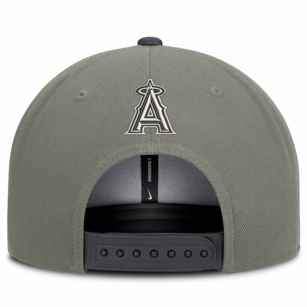 Los Angeles Angels Nike Pro Dri-FIT Snapback Hat - Olive - Nike Discount