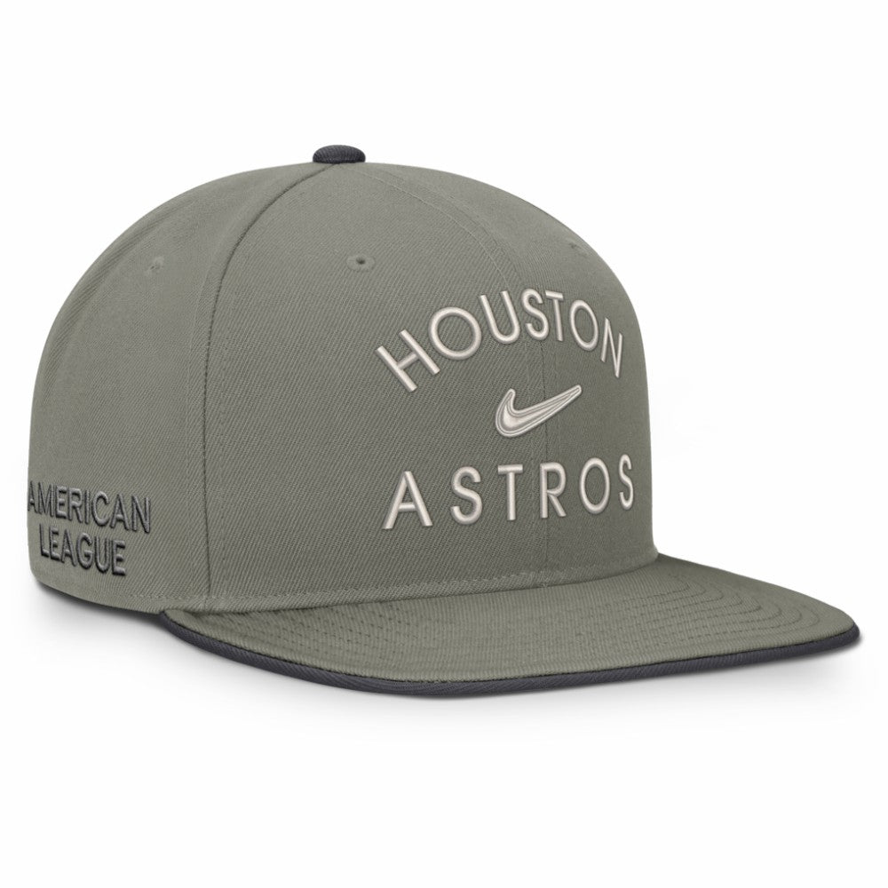 Houston Astros Nike Pro Dri-FIT Snapback Hat - Olive - Nike Online