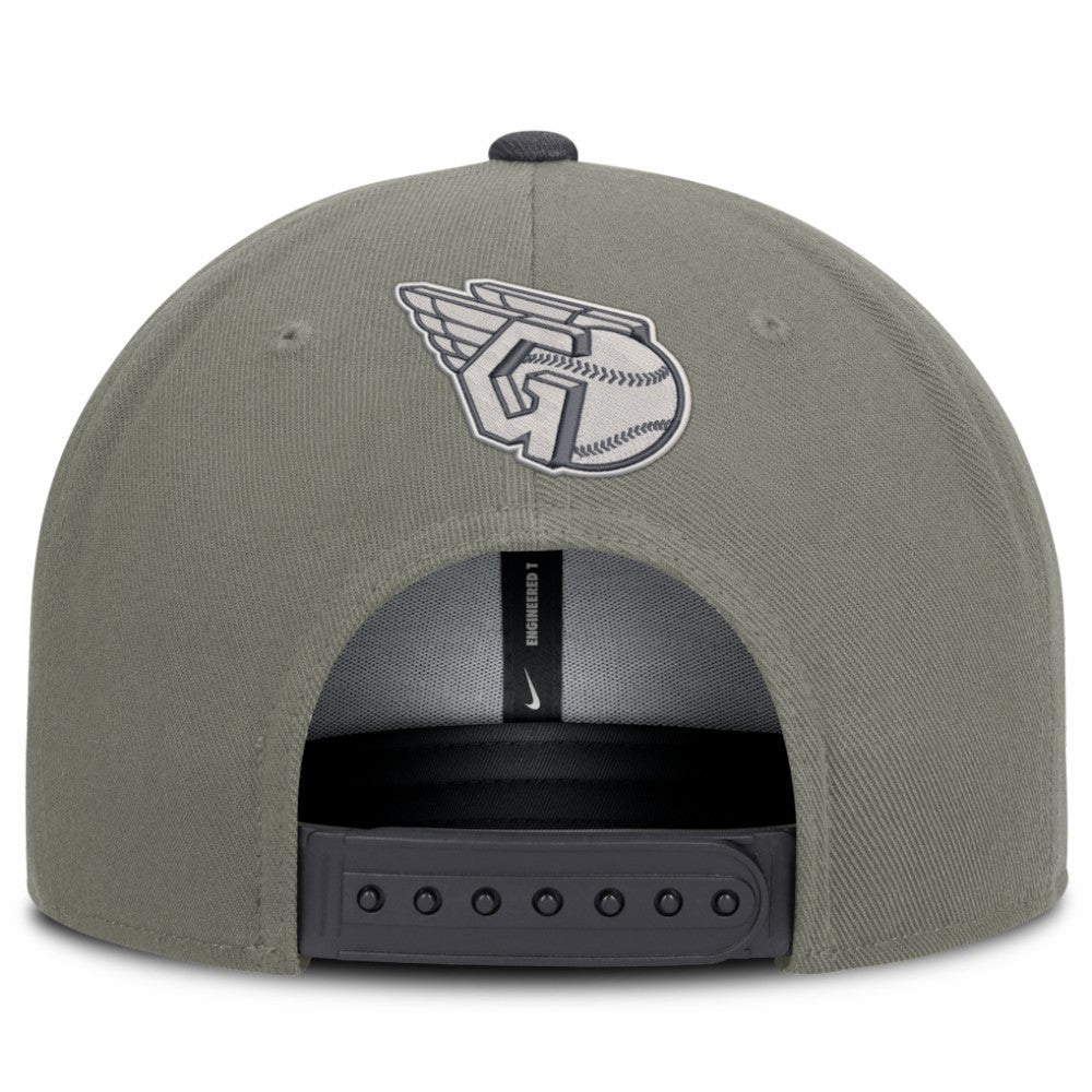 Cleveland Guardians Nike Pro Dri-FIT Snapback Hat - Olive - Nike Online