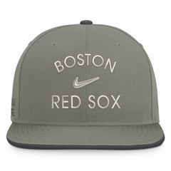 Boston Red Sox Nike Pro Dri-FIT Snapback Hat - Olive - Nike on Sale