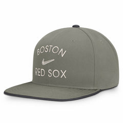 Boston Red Sox Nike Pro Dri-FIT Snapback Hat - Olive - Nike on Sale