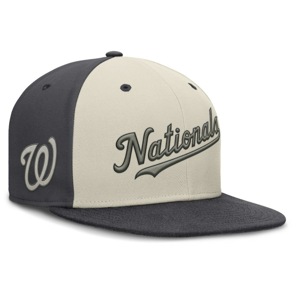 Washington Nationals Nike Dri-FIT True Fitted Hat - Cream - Nike on Sale