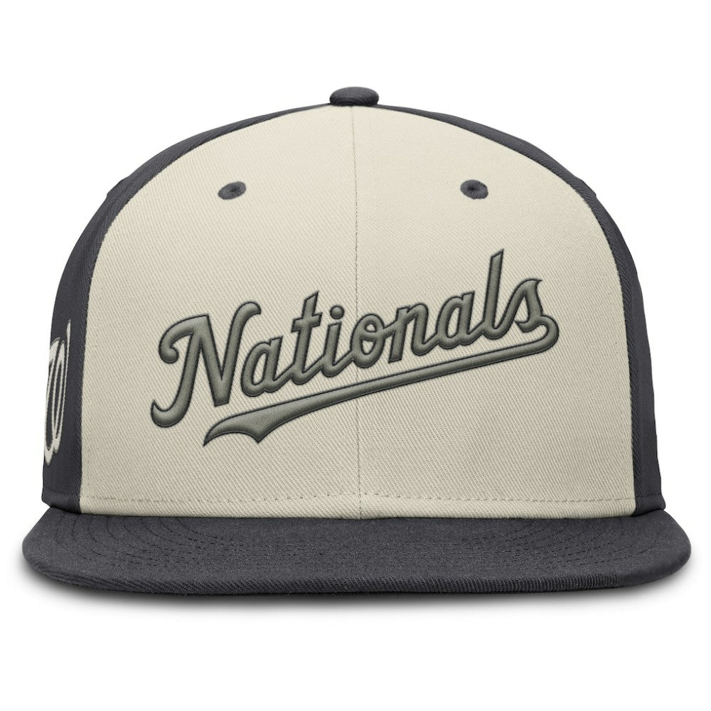 Washington Nationals Nike Dri-FIT True Fitted Hat - Cream - Nike on Sale