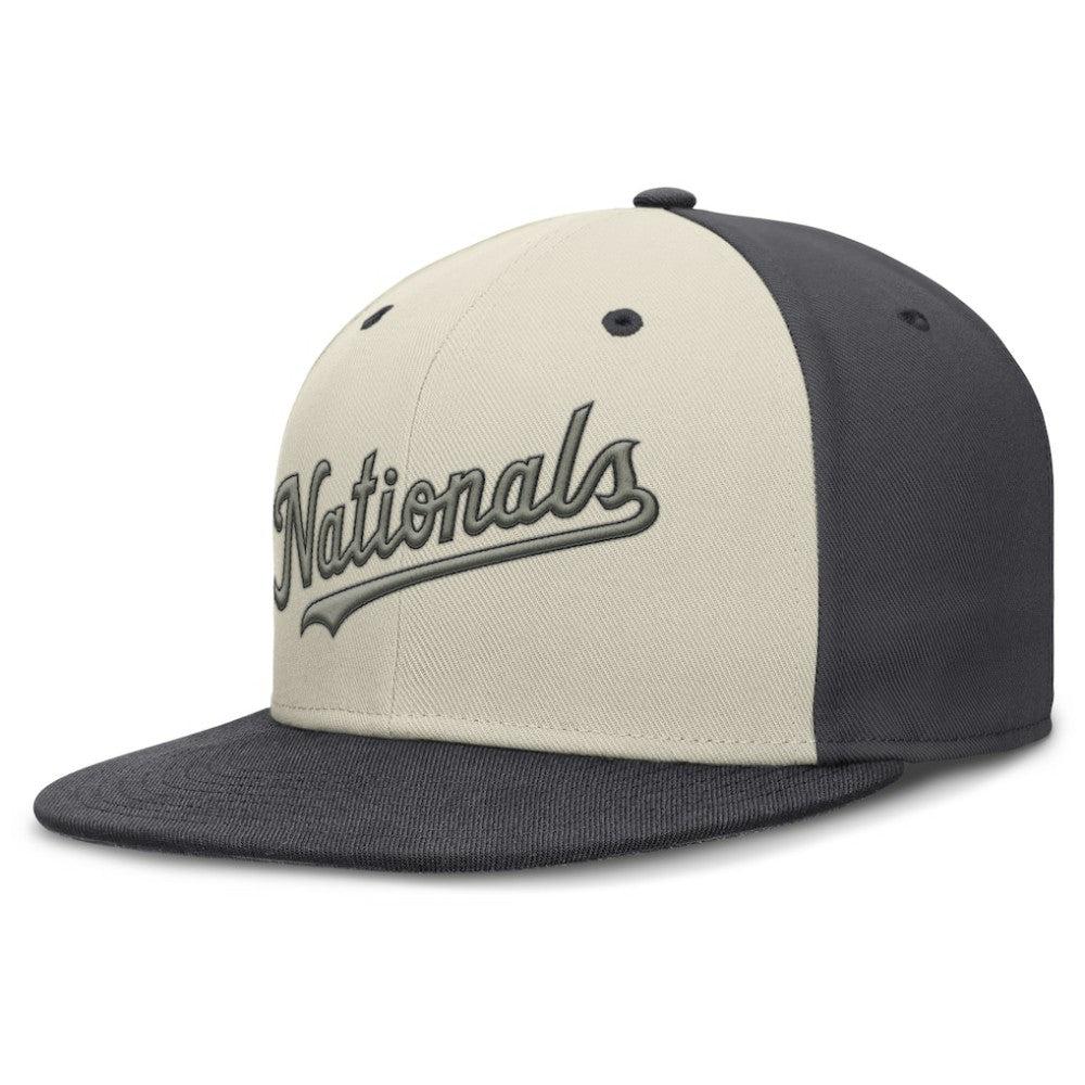 Washington Nationals Nike Dri-FIT True Fitted Hat - Cream - Nike on Sale