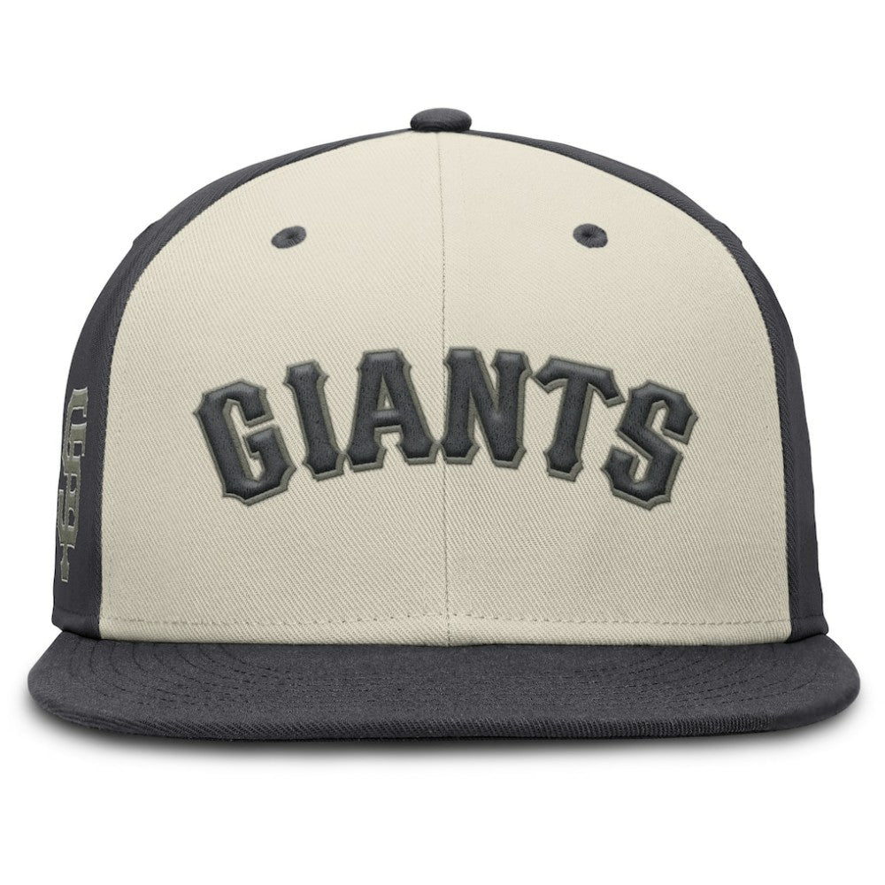 San Francisco Giants Nike Dri-FIT True Fitted Hat - Cream - Nike Sale